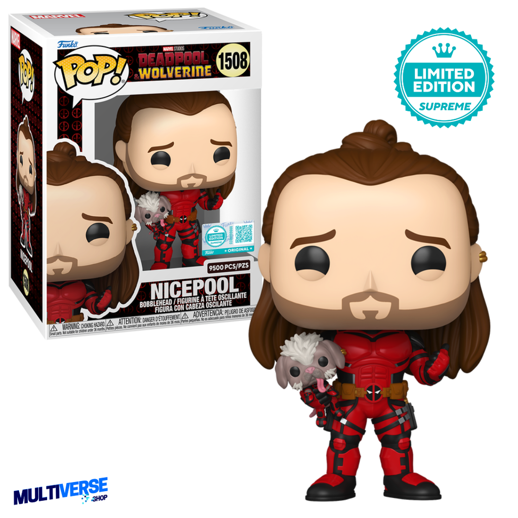 NICEPOOL & DOGPOOL SUPREME LIMITADO 9500 PZ #1508 : DEADPOOL & EOLVERINE FUNKO POP