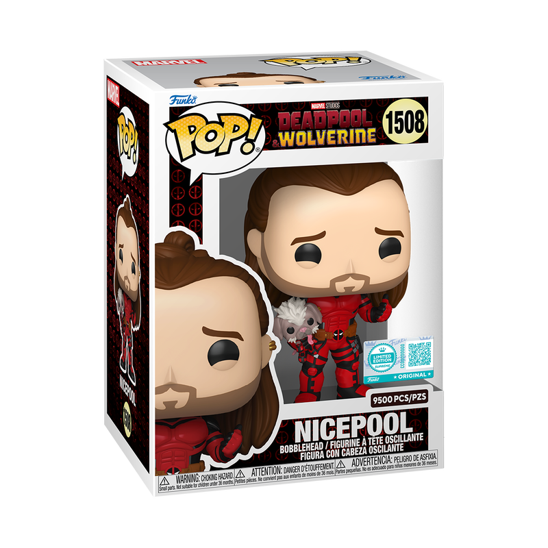 NICEPOOL & DOGPOOL SUPREME LIMITADO 9500 PZ #1508 : DEADPOOL & EOLVERINE FUNKO POP